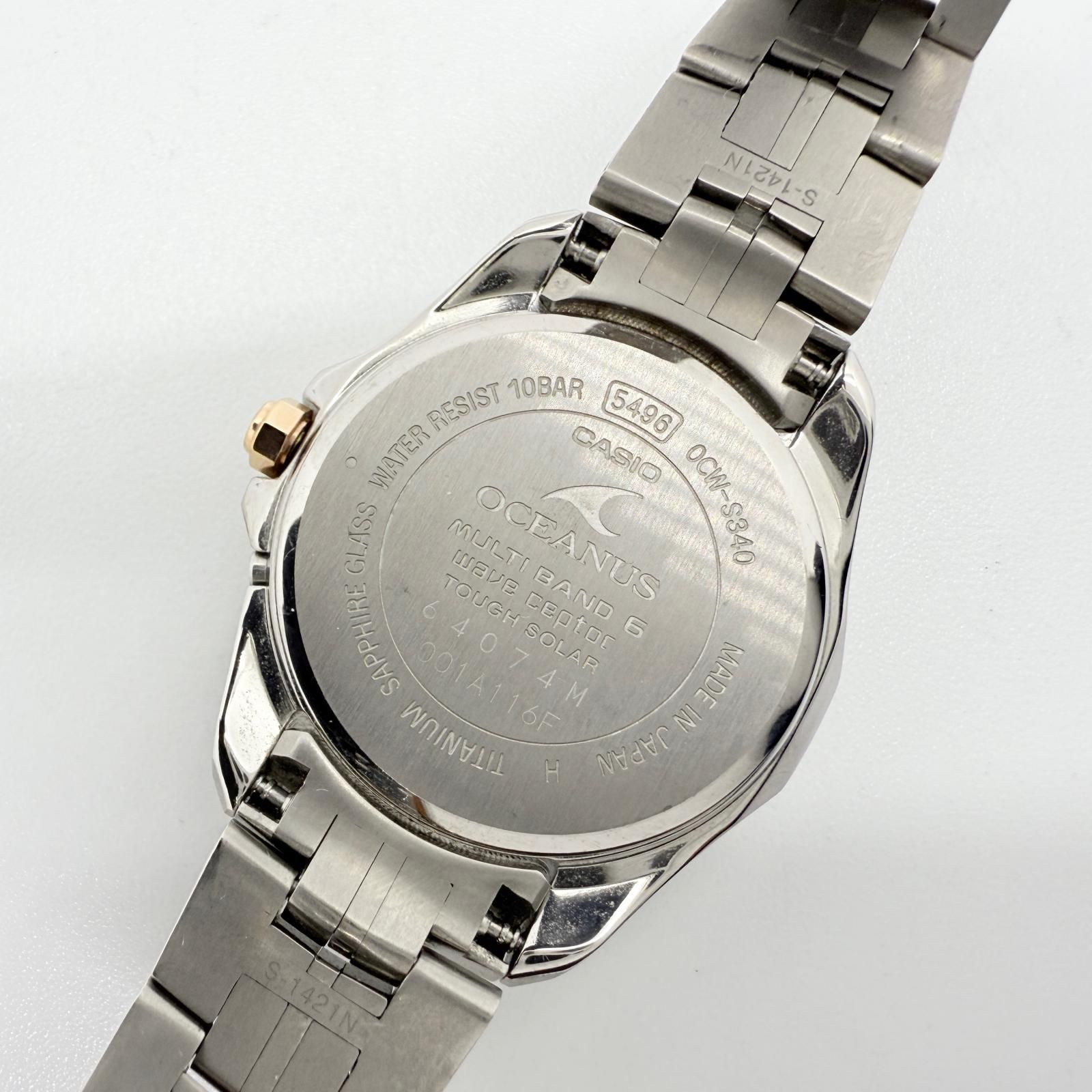 CASIO カシオ OCEANUS オシアナス マンタ CW-S340-7AJF ホワイト 