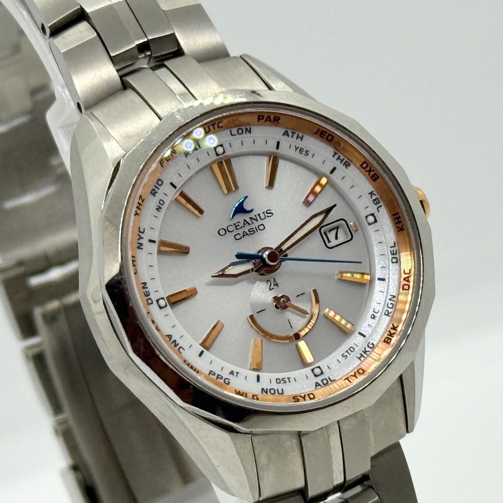 CASIO カシオ OCEANUS オシアナス マンタ CW-S340-7AJF ホワイト