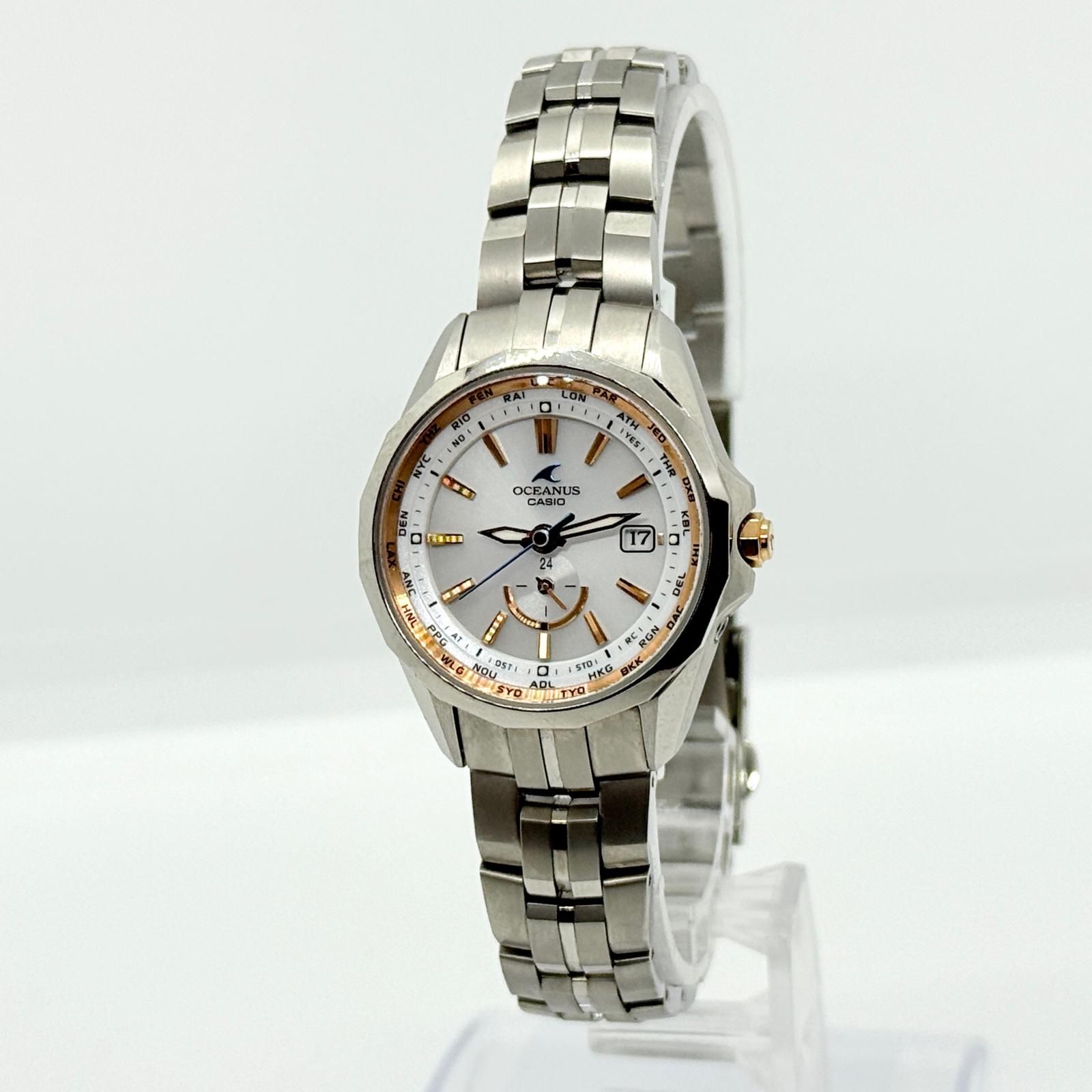 CASIO カシオ OCEANUS オシアナス マンタ CW-S340-7AJF ホワイト