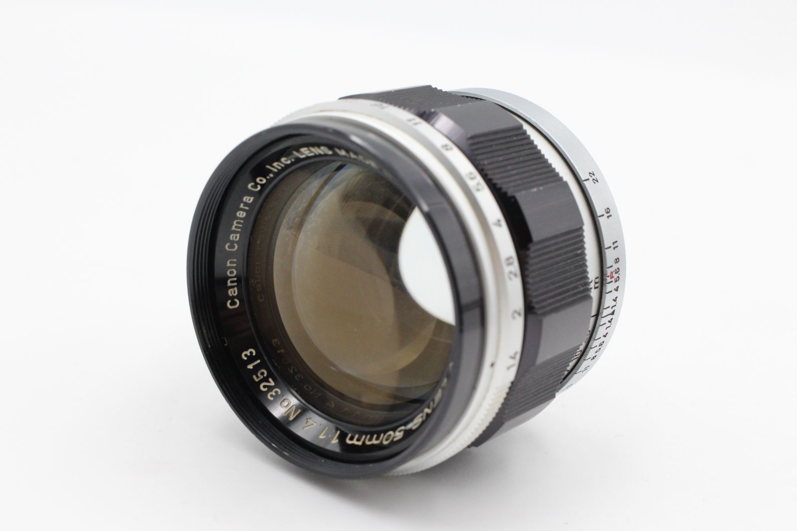 美品☆CANON LENS 50mm F1.4 キャノン レンズ キャップ フード L