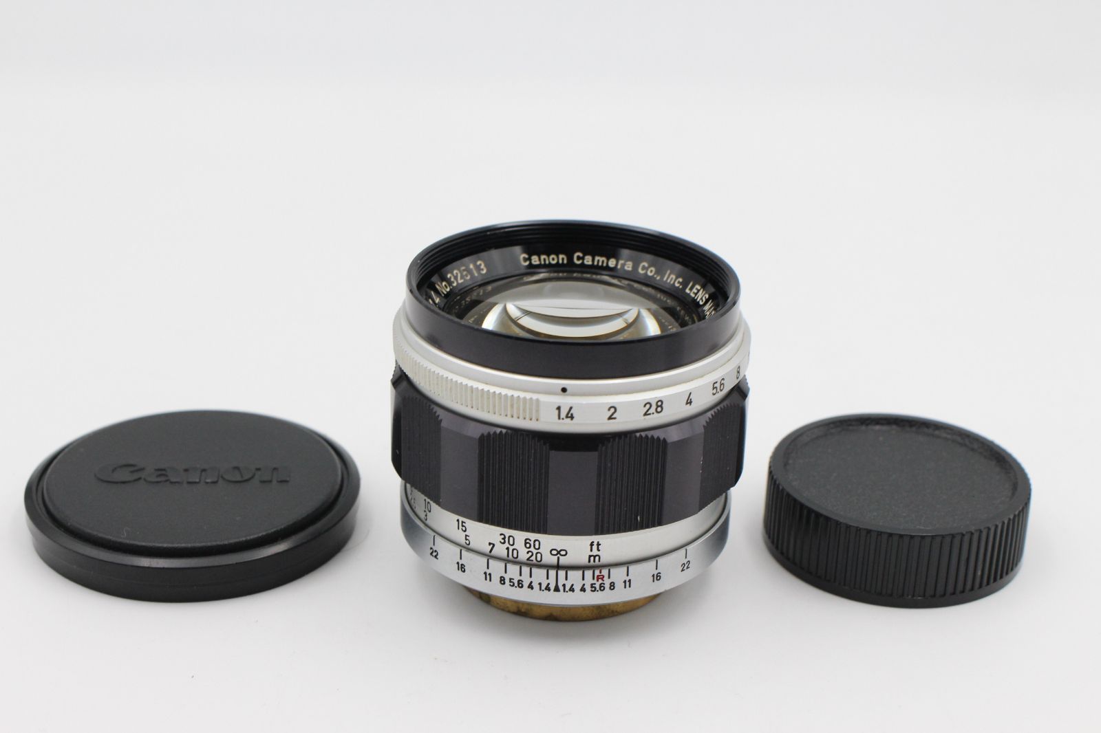 美品☆CANON LENS 50mm F1.4 キャノン レンズ キャップ フード L