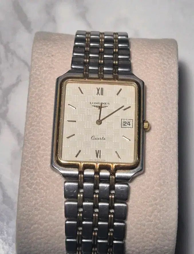 【美品】90's LONGINES ロンジン コンビ クォーツ ヴィンテージ ロンジン Longines ヴィンテージ スクエア コンビ クォーツ 【公式通販】