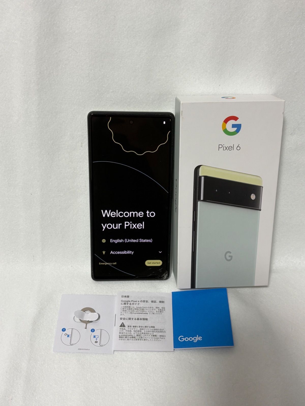 Google pixel6 256GB Sorta Seafoam SIMフリー - メルカリ