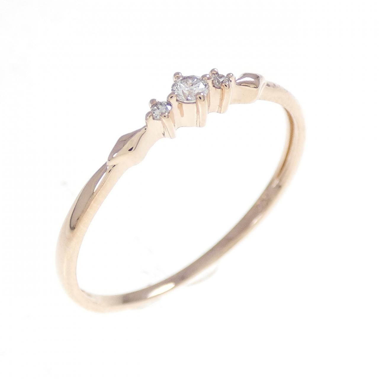 K10PG ダイヤモンド リング - メルカリ