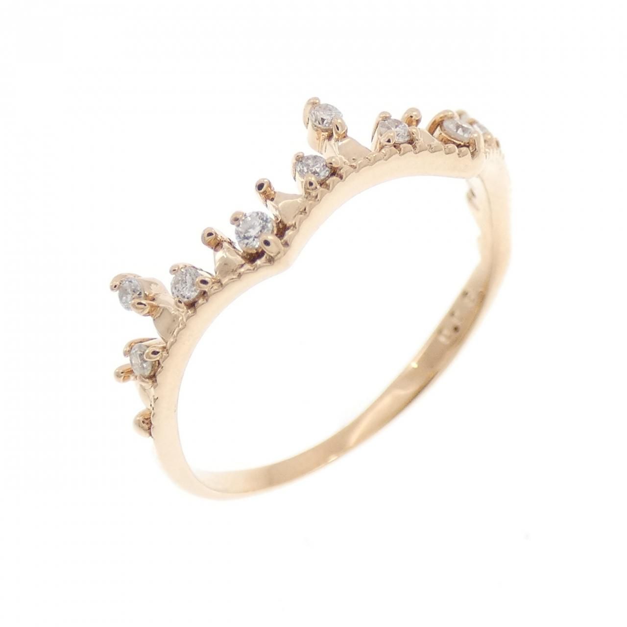 K10PG ダイヤモンド リング 0.08CT - メルカリ