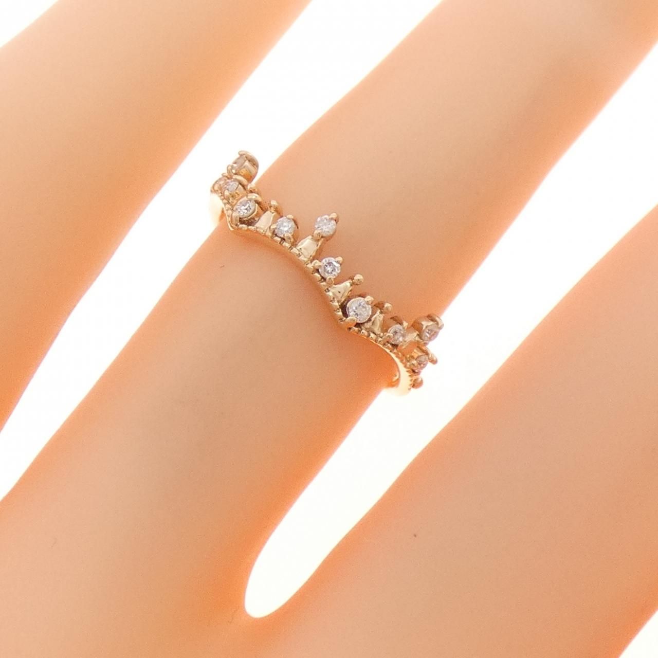 K10PG ダイヤモンド リング 0.08CT - メルカリ