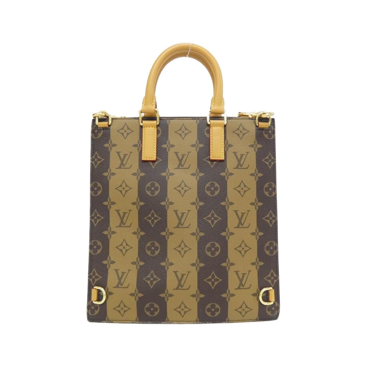 ルイヴィトン モノグラム ストライプ(LVスクエアード) サック プラ