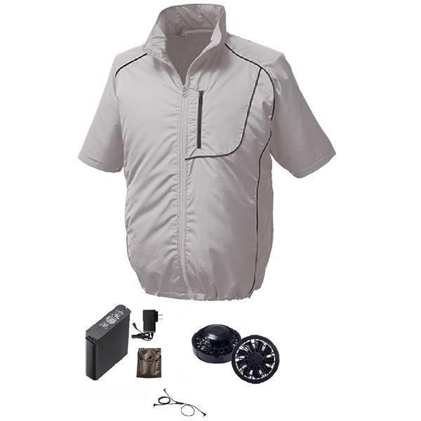 KU91720 空調服 R ポリエステル製半袖ブルゾン FAN2200B・RD9261