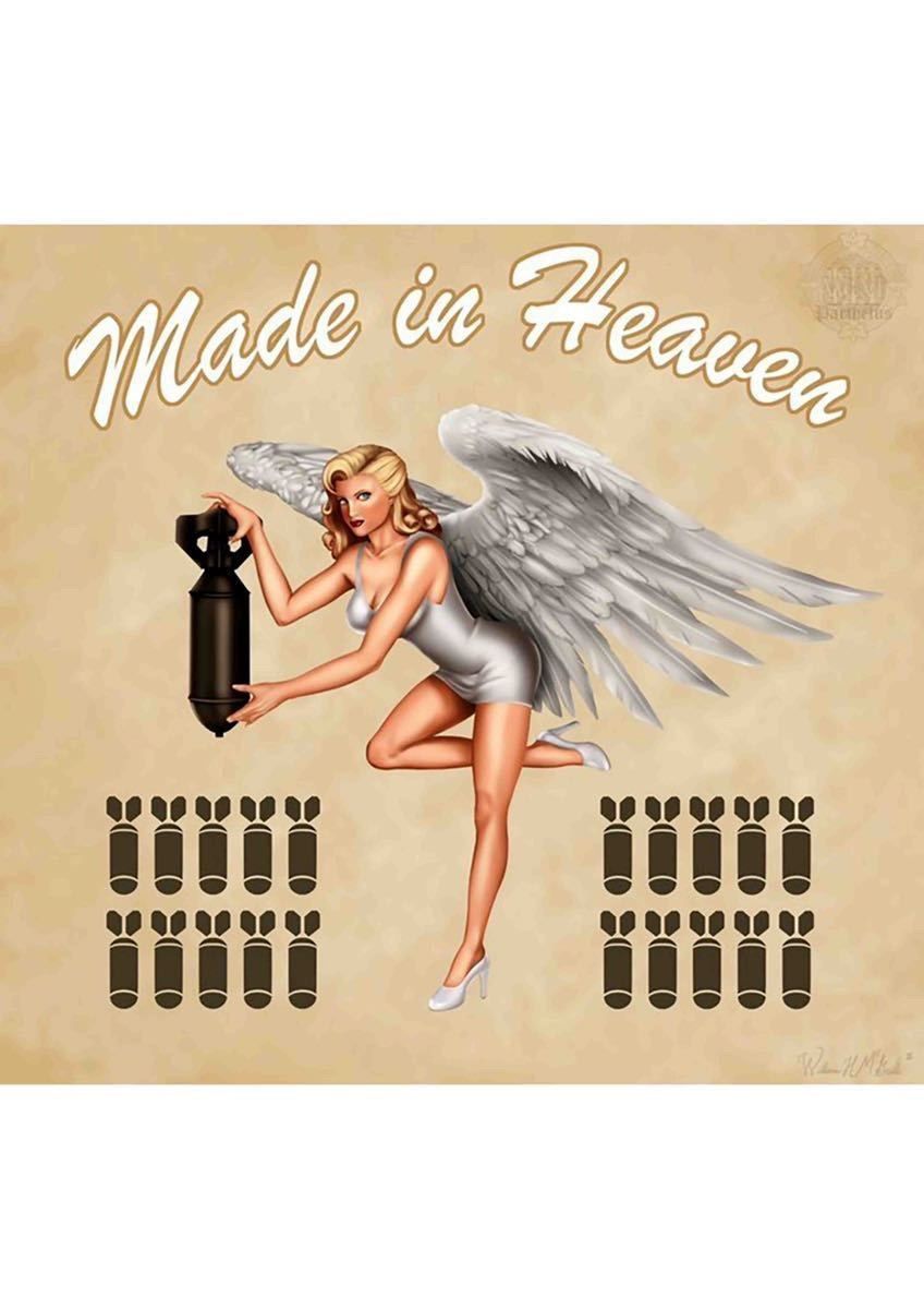 オリジナル パーカー ノーズアート ピンナップガール made in heaven