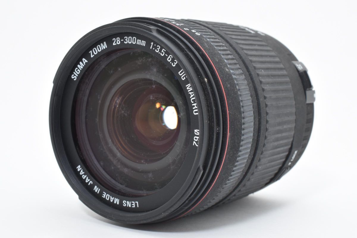 ☆難あり / 動作品☆ SIGMA DG 28-300mm F3.5-6.3 MACRO フード付き