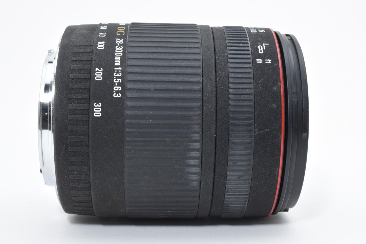 ☆難あり / 動作品☆ SIGMA DG 28-300mm F3.5-6.3 MACRO フード付き