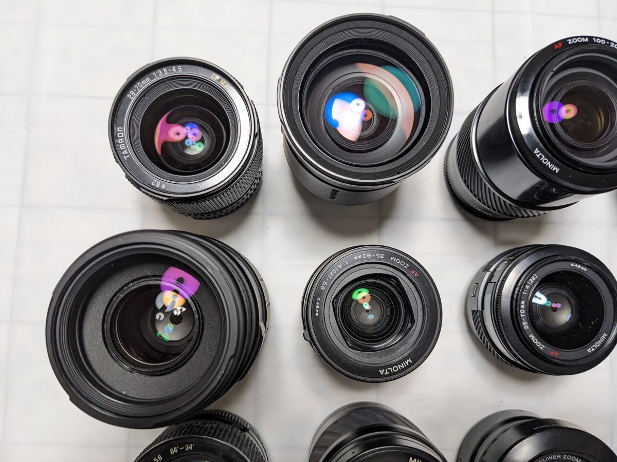 ☆22本まとめ / ジャンク☆ Minolta AF Zoom, Tokina AF, SIGMA ZOOM