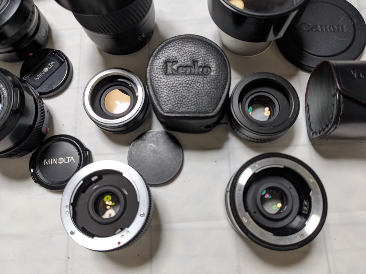 ☆22本まとめ / ジャンク☆ Minolta AF Zoom, Tokina AF, SIGMA ZOOM