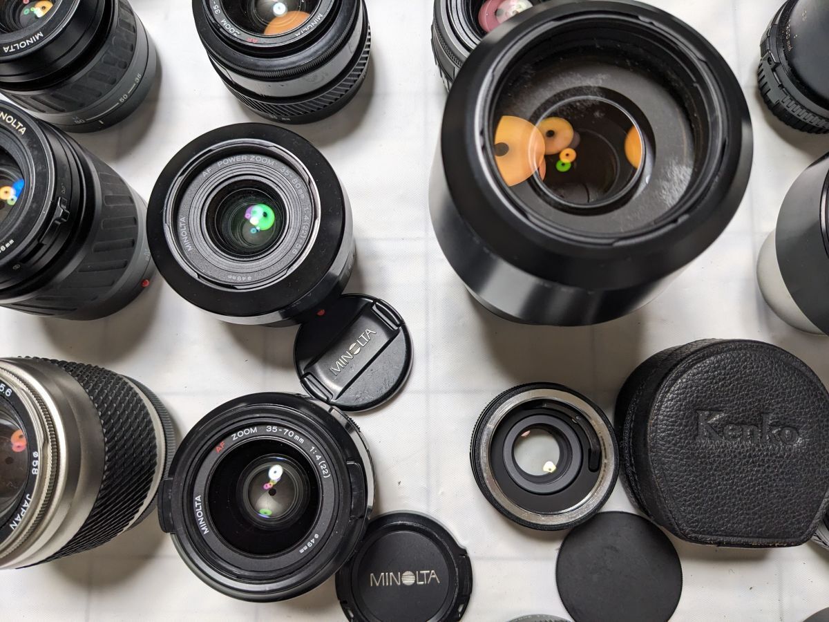 ☆22本まとめ / ジャンク☆ Minolta AF Zoom, Tokina AF, SIGMA ZOOM