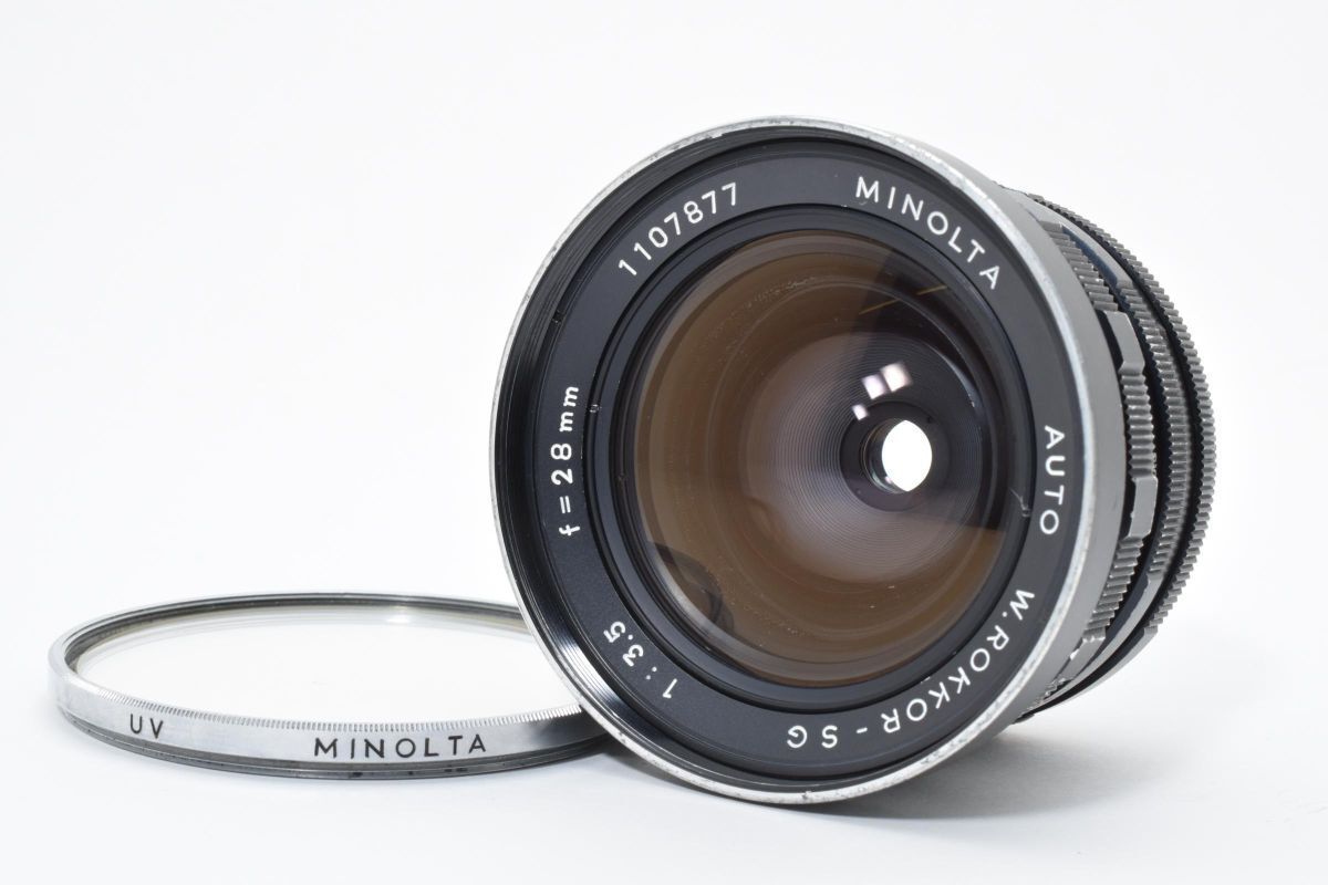 ☆実用☆ ミノルタ MINOLTA AUTO W.ROKKOR-SG 28mm F3.5 広角レンズ