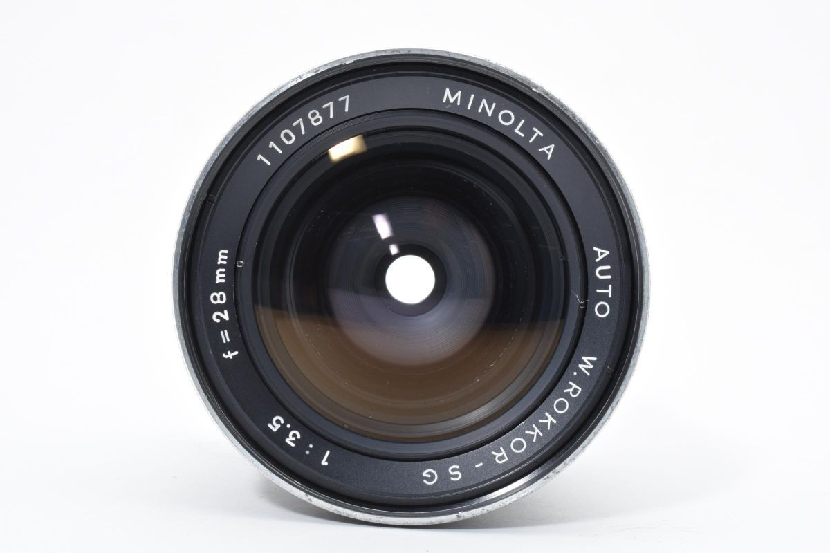 ☆実用☆ ミノルタ MINOLTA AUTO W.ROKKOR-SG 28mm F3.5 広角レンズ