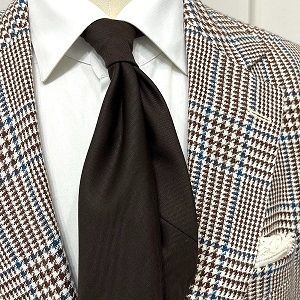 PIACENZA生地 Atto Vannucci ( アットヴァンヌッチ ) ネクタイ ダーク