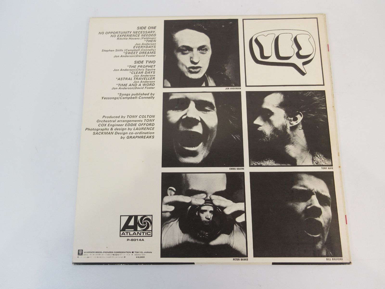 洋楽 レコード まとめて 5枚 YES イエス LP TIME AND A WORD 等 / s565