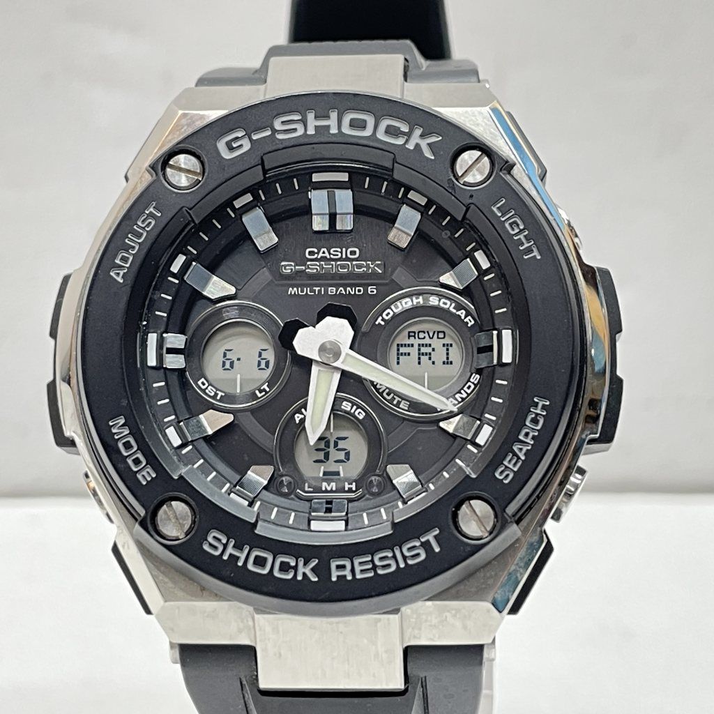 01w-4536 カシオ CASIO ブラック メンズ G-SHOCK GST-W300 ソーラー