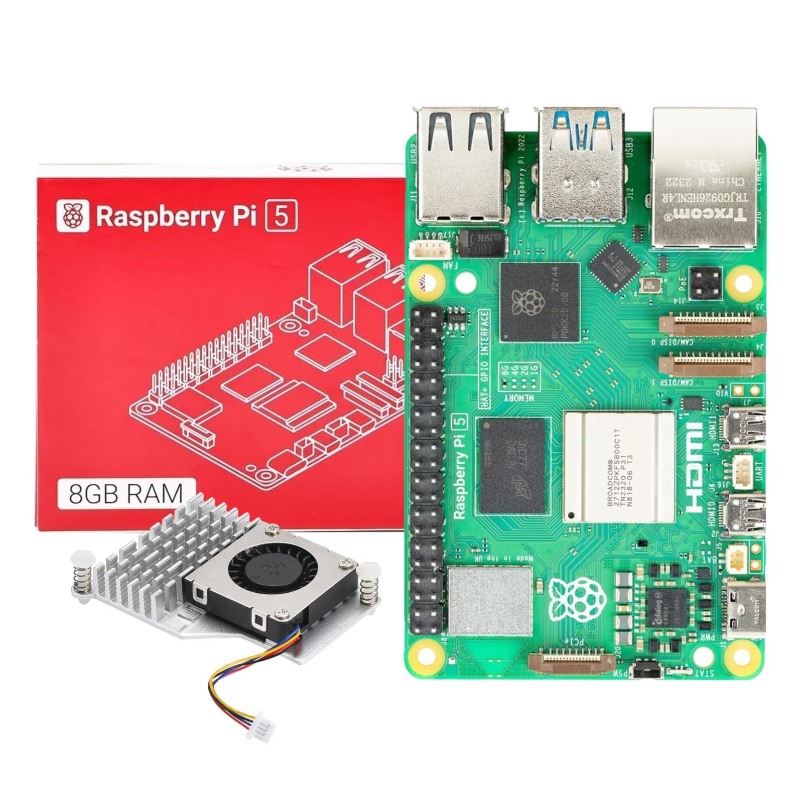 在庫処分】for Raspberry Pi Kit 5 ラズベリーパイ5 RAM 8GB 技適対応