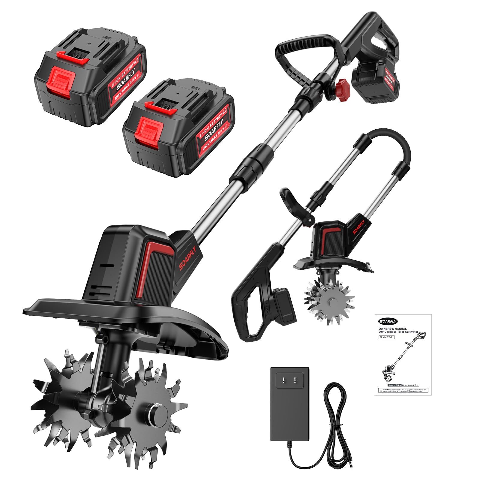 迅速に発送】2025革新型 強力電動耕運機 軽量・簡単操作&高性能