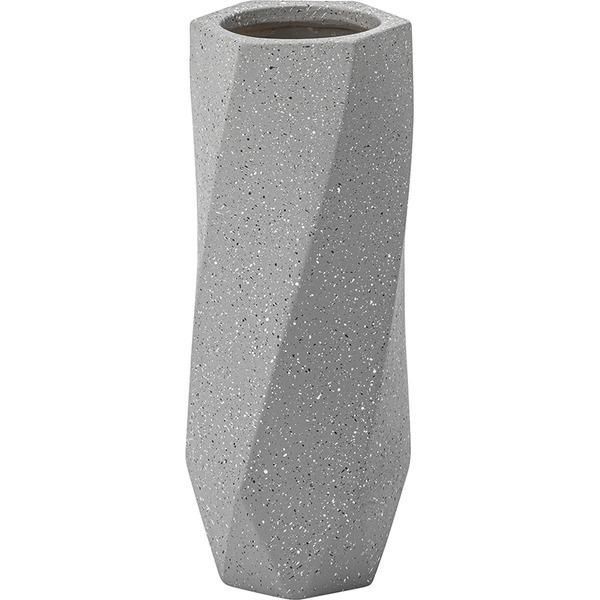 傘立て アンブレラスタンド 幅16cm グレー 陶器製 玄関 エントランス