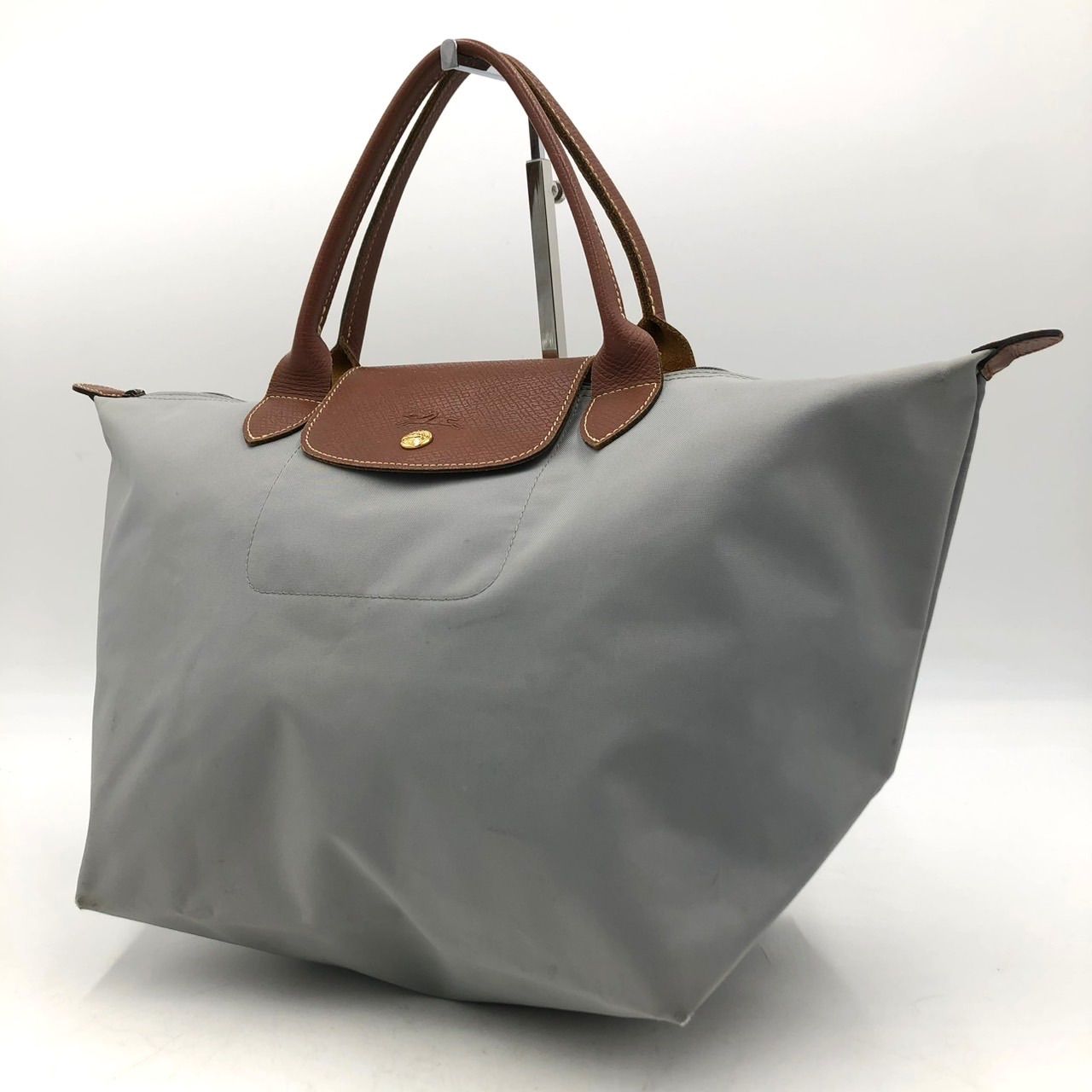 LONGCHAMP ロンシャン プリアージュ トートバッグ Lサイズ グレー 