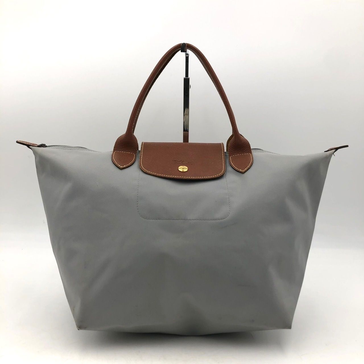 LONGCHAMP ロンシャン プリアージュ トートバッグ Lサイズ グレー 