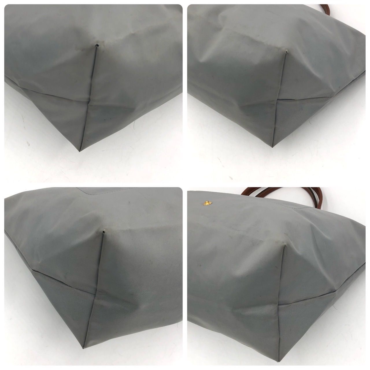 LONGCHAMP ロンシャン プリアージュ トートバッグ Lサイズ グレー 