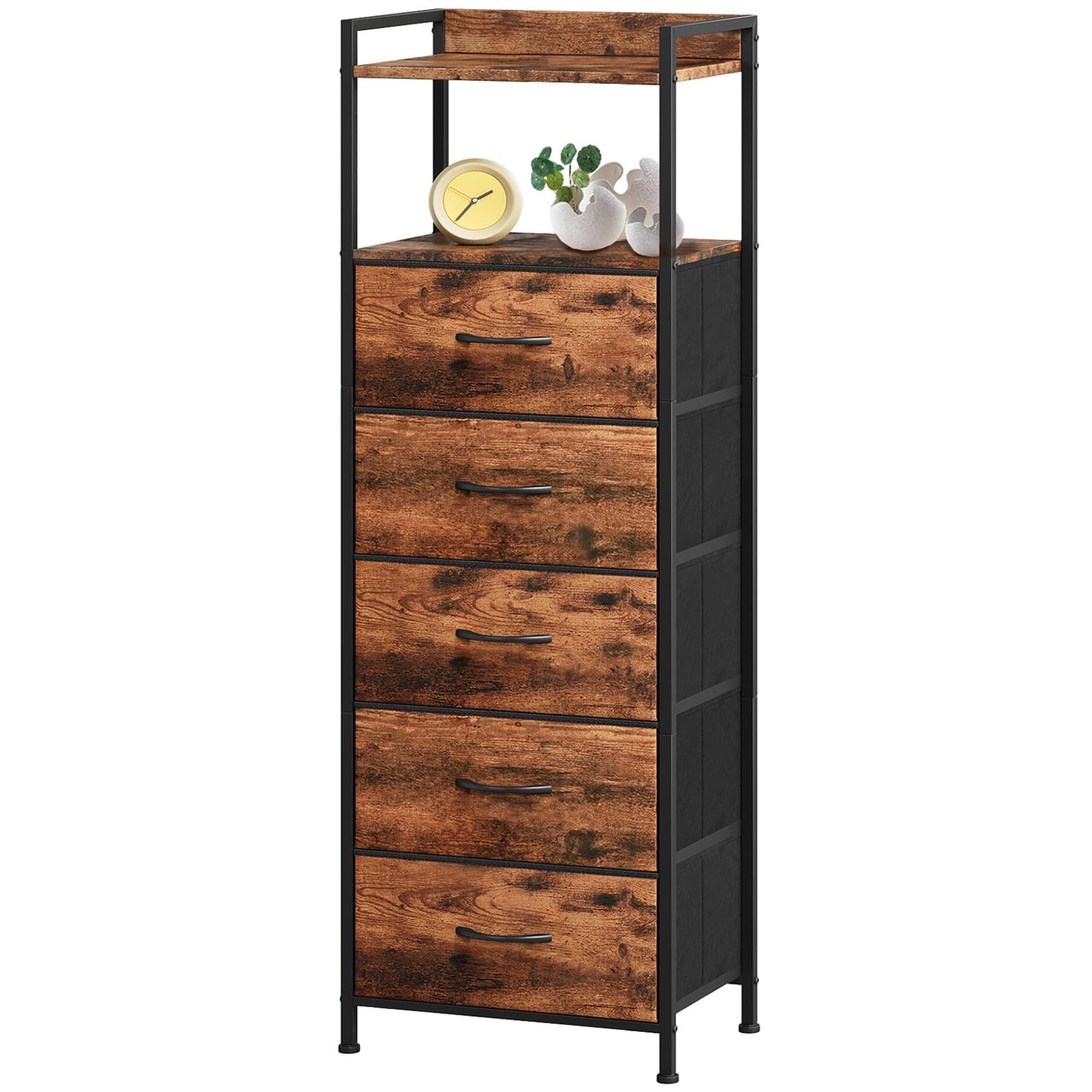 Somdot チェスト タンス 収納 棚 引き出し 洋服タンス 幅40.2㎝ x