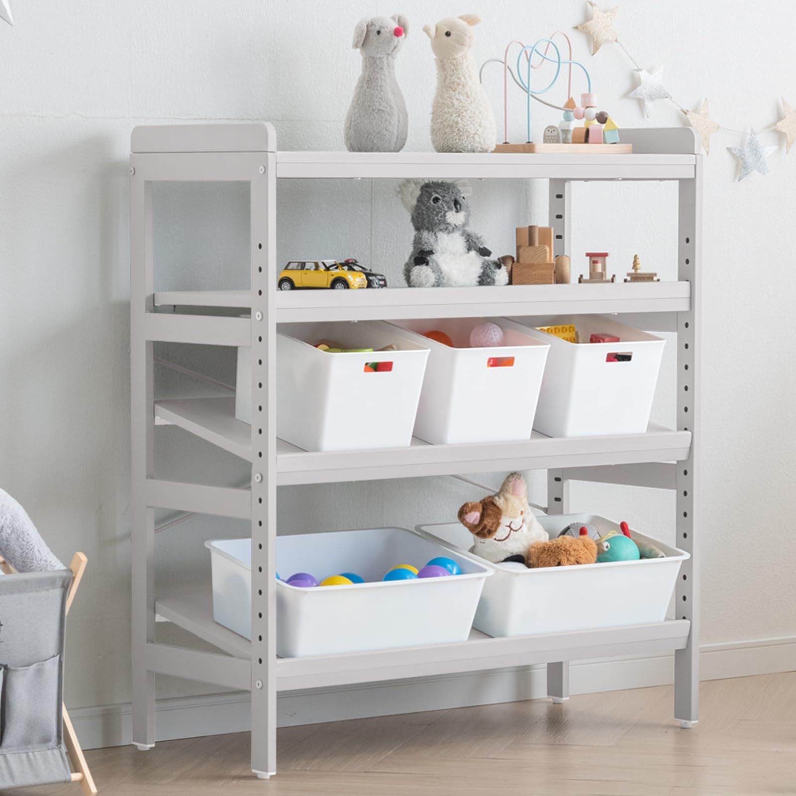 タンスのゲン【現役ママが考えた キッズラック】幅80cm 大容量 高さ