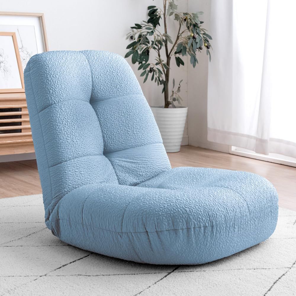 タンスのゲン 座椅子 あぐら座椅子 極厚座面 14段階 リクライニング 幅