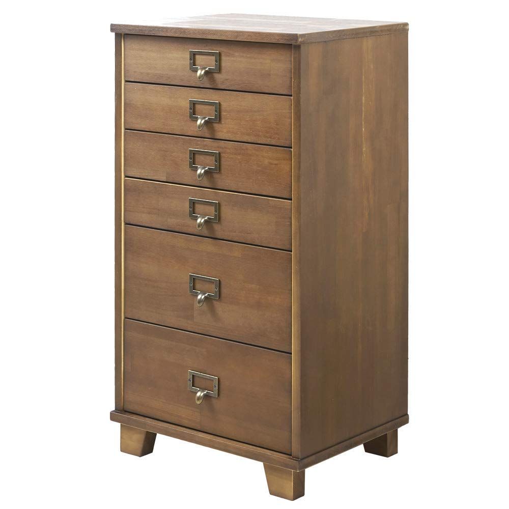 日本製】ほぼ完成品でお届け！ 多段チェスト A4 6段 書類 引き出し