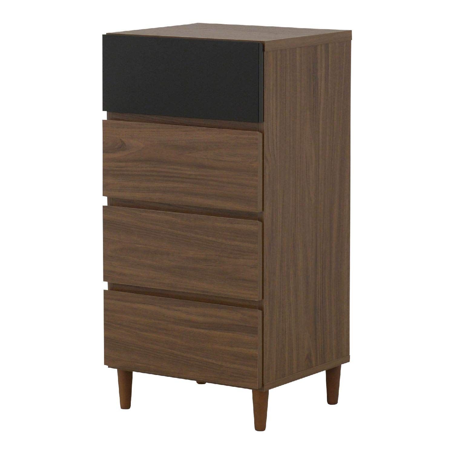 佐藤産業 チェスト 4段 タンス リビング 収納 北欧 幅44.5 奥行40 高さ