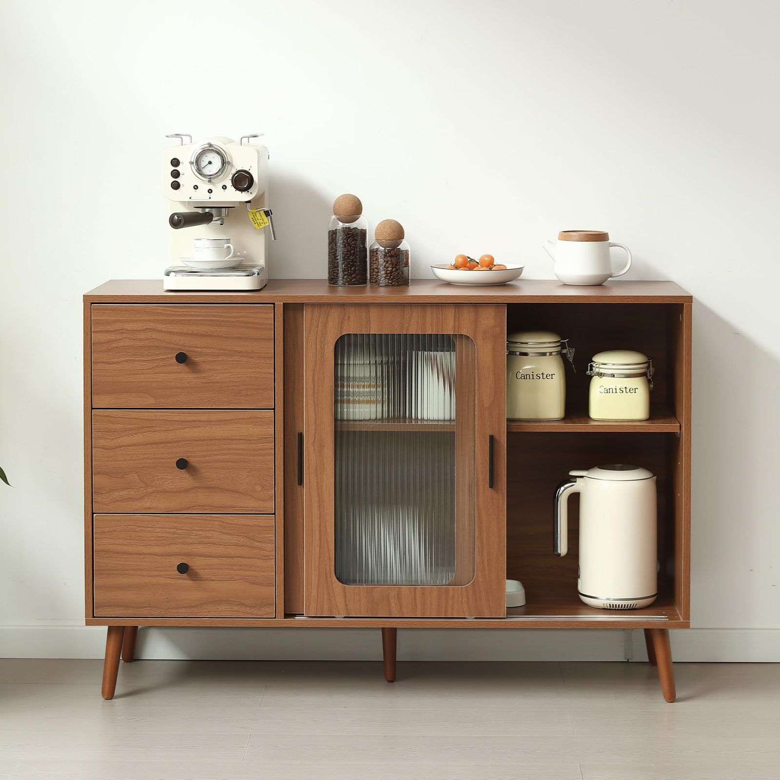 OSJ キャビネット サイドボード 食器棚 キッチンキャビネット チェスト