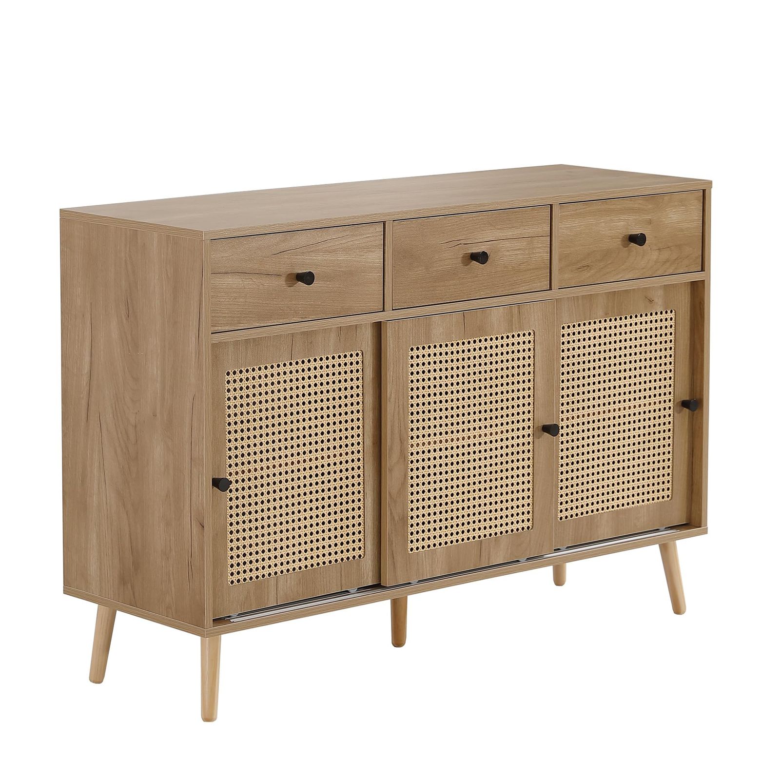 オーエスジェイ(OSJ)キャビネット サイドボード タンス ラタン 収納棚