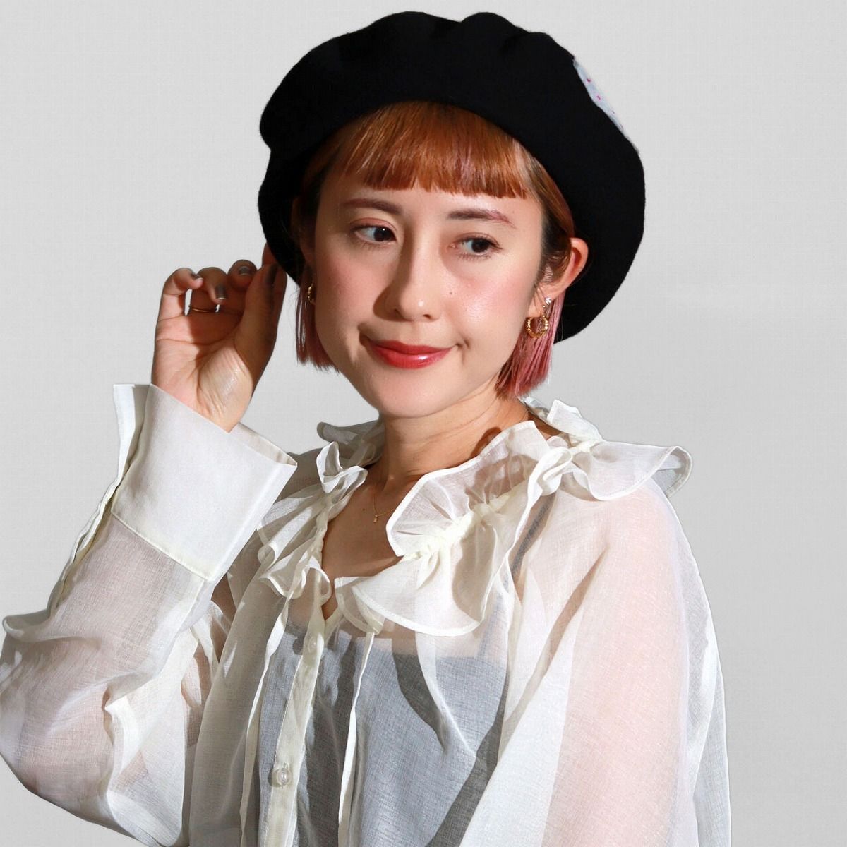 Barairo no boushi (バラ色の帽子) ベレー帽 レディース 秋冬 ベレー