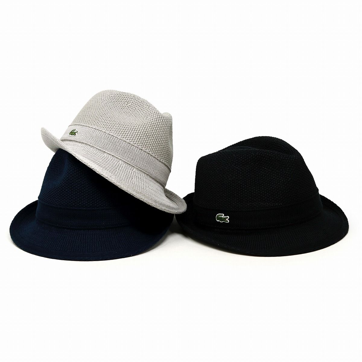 LACOSTE (ラコステ) ハット メンズ 春夏 中折れハット 帽子 中折れ帽子