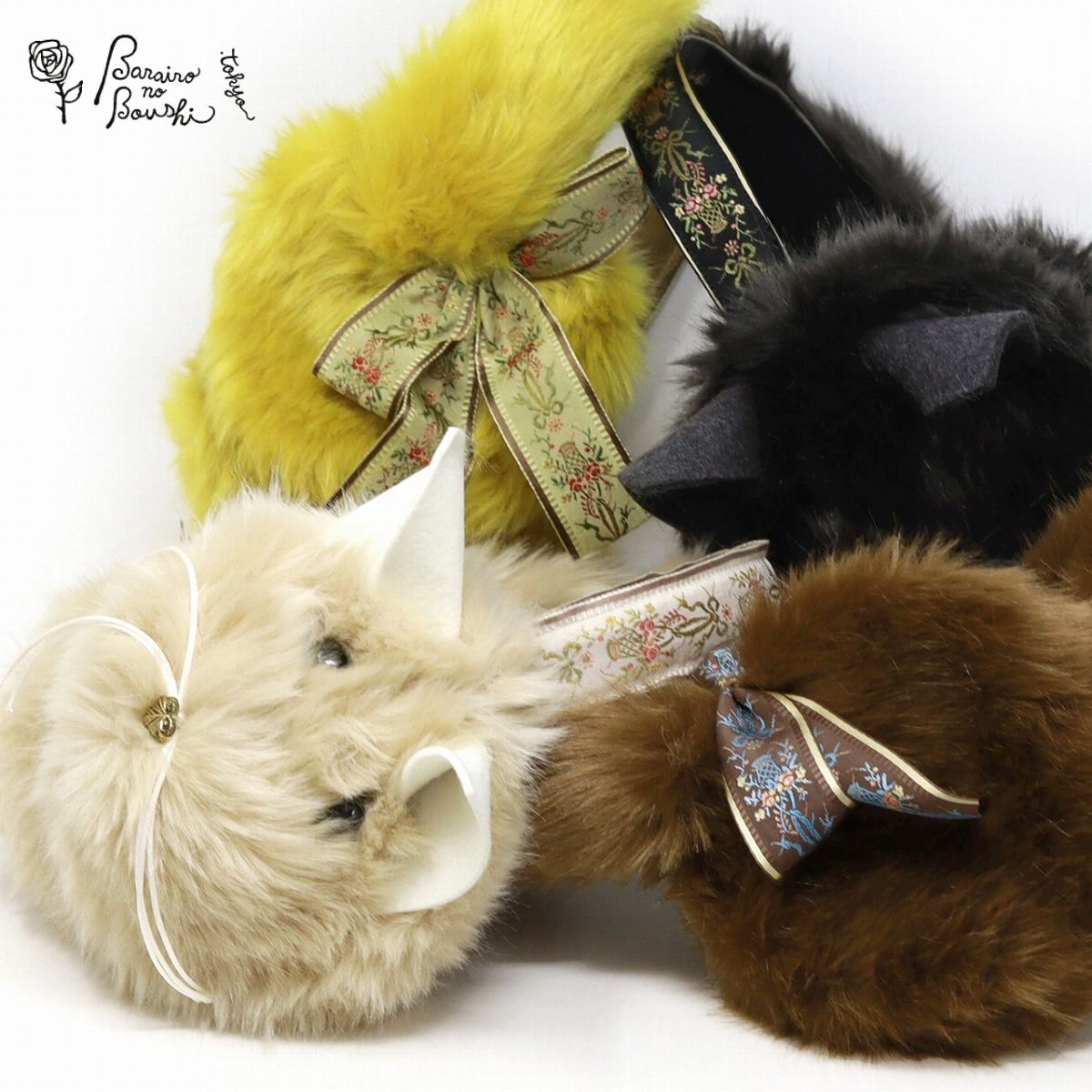 Barairo no boushi (バラ色の帽子) イヤマフ 耳あて ファー 暖かい