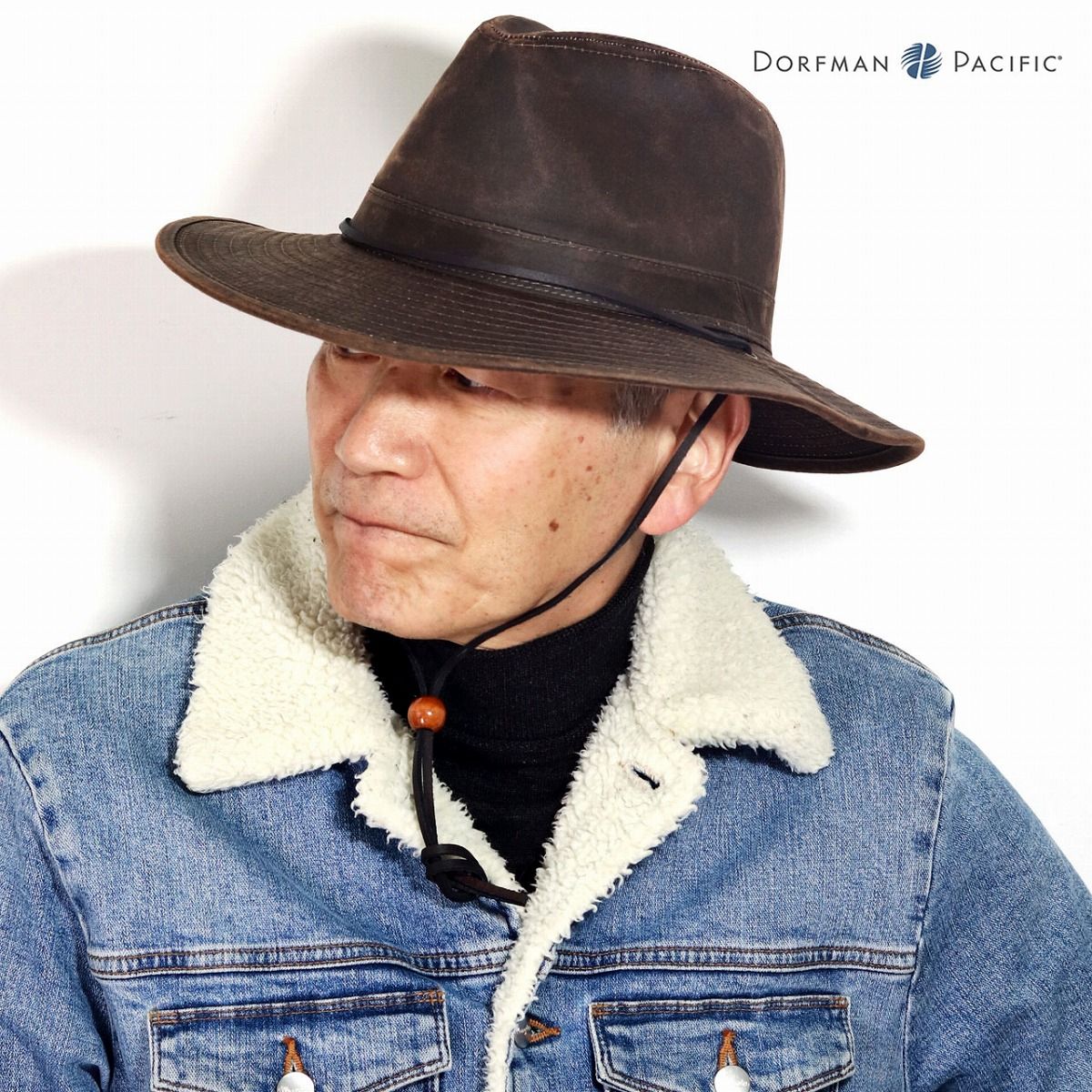 Dorfman pacific (ドーフマン パシフィック) ハット UVカット UPF50＋ メンズ サハリハット 中折れ 帽子 加工 コットン 春夏 大きいサイズ 紫外線対策 safari 【TB】