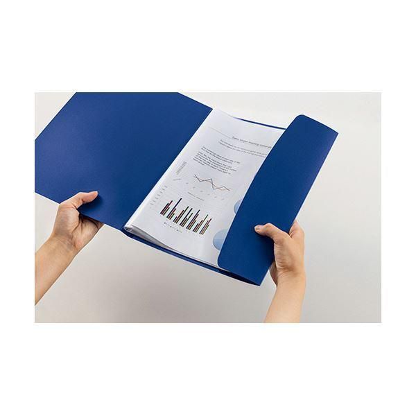 まとめ）ライオン事務器 クリアーブック（ビジカル） A4タテ 20