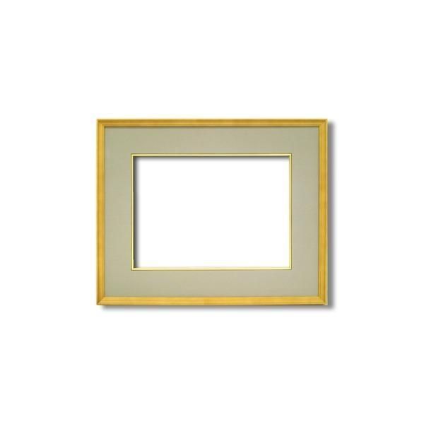 日本画額 〕木製フレーム 和額 色紙額 色紙Fサイズ 木製日本画額 F4