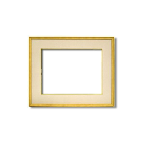 日本画額 〕木製フレーム 和額 色紙額 色紙Fサイズ 木製日本画額 F8