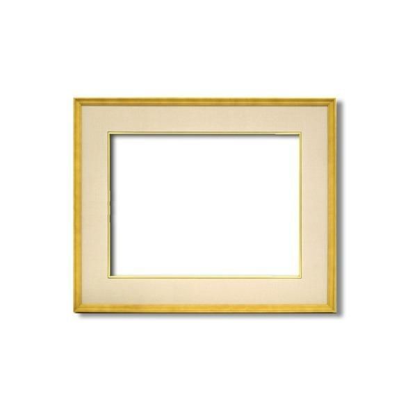 日本画額 〕木製フレーム 和額 色紙額 色紙Fサイズ 木製日本画額 F10