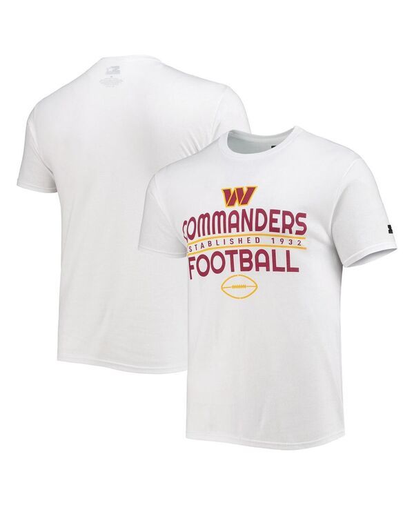 スターター メンズ トップス Tシャツ Starter Mens White Washington Commanders Prime Time Tshirt White ホワイト