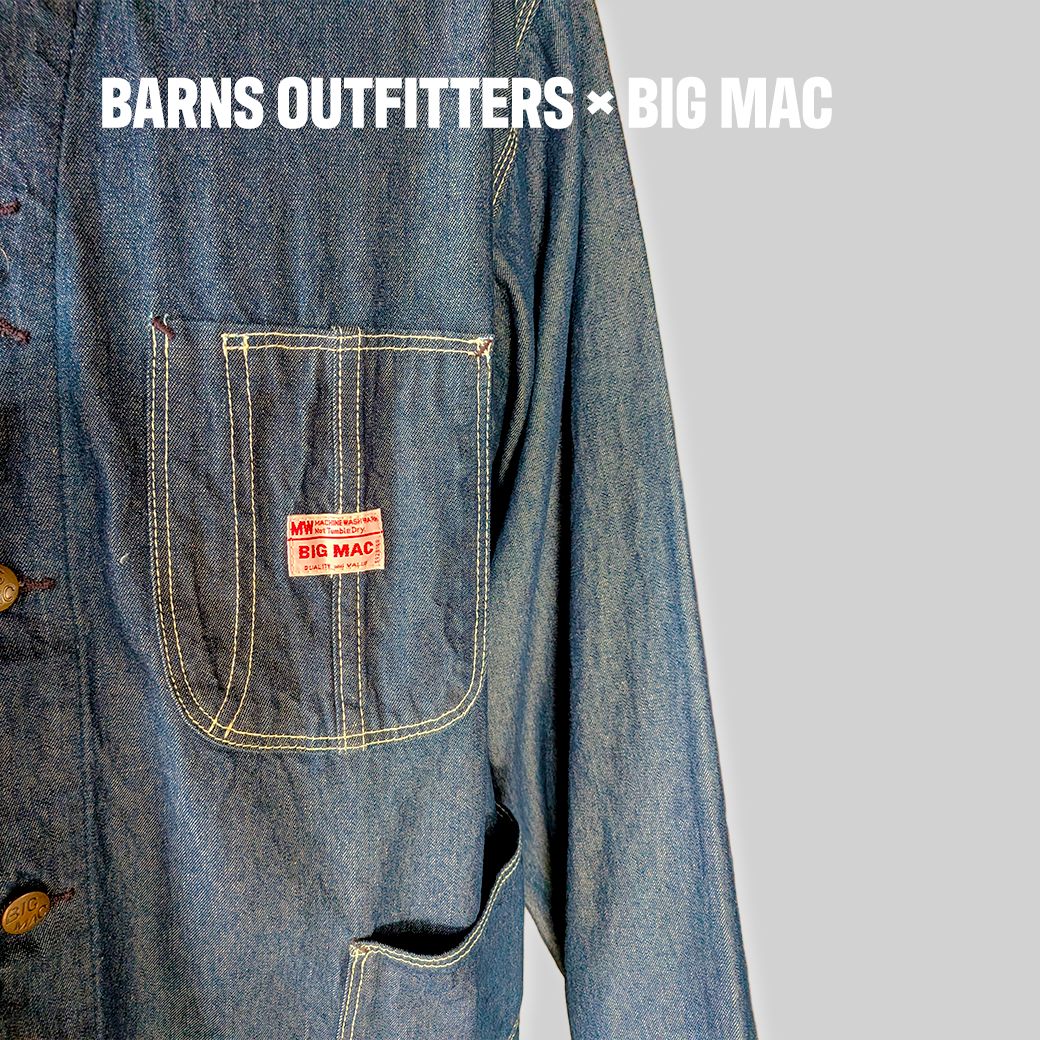 BARNS OUTFITTERS × BIG MAC / デニムカバーオール40 - メルカリ