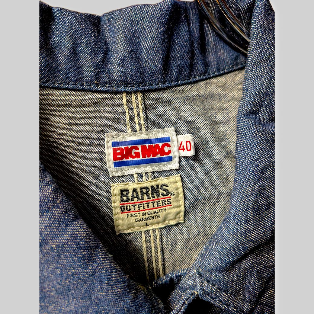 BARNS OUTFITTERS × BIG MAC / デニムカバーオール40 - メルカリ