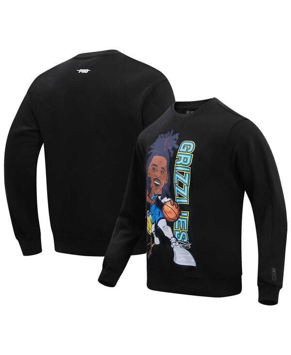 プロスタンダード メンズ アウター パーカー・スウェット シャツ Pro Standard Mens Ja Morant Black Memphis Grizzlies Avatar Pullover Sweatshirt Black ブラック