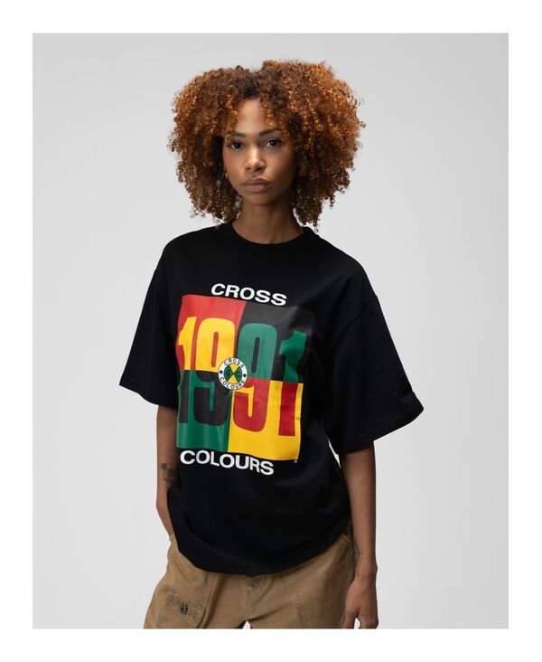 クロスカラーズ メンズ トップス Tシャツ Cross Colours Mens 1991