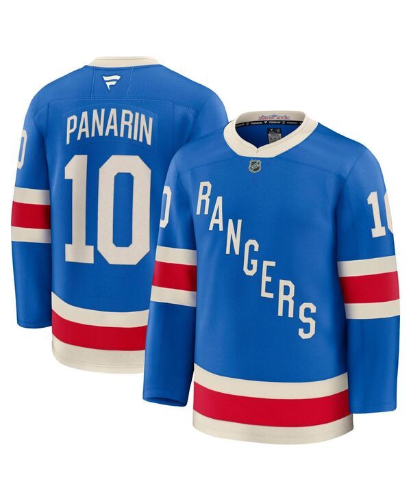 ファナティクス メンズ トップス シャツ ジャージー Fanatics Mens Artemi Panarin Blue New York Rangers Centennial Premium Player Jersey Blue ブルー
